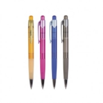 Automatyczny długopis Spoko, etui 4 kolorów, 