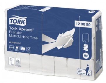 Tork Xpress® łatwo rozpuszczalny ręcznik Multifold w składce wielopanelowej