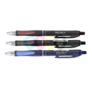 Automatyczny długopis Solidly, etui 4 kolorów, 