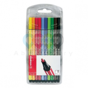 Stabilo Pen 68,mix kolorów, 10 szt.