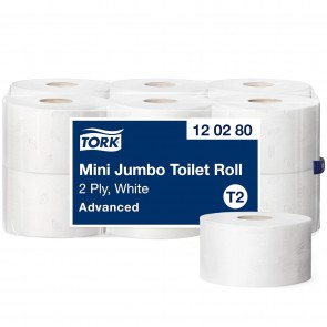 Tork papier toaletowy mini jumbo Advanced, 12 szt