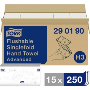 Tork ręcznik w składce ZZ łatwo rozpuszczalny Advanced, 15 szt.