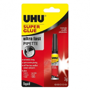 Uhu Power Glue Pipette Liquid 3g