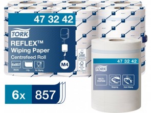 Tork Reflex™ czyściwo papierowe do lekkich zabrudzeń, 6 szt.