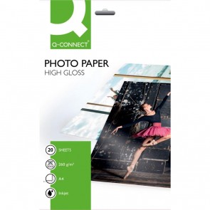 Papier fotograficzny Q-CONNECT, 260g, 20 arkuszy