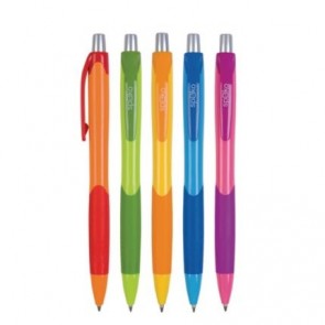 Automatyczny długopis Spoko 0111, etui 4 kolorów, 