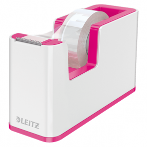 Leitz Wow Tape Dispenser Metal Pink
