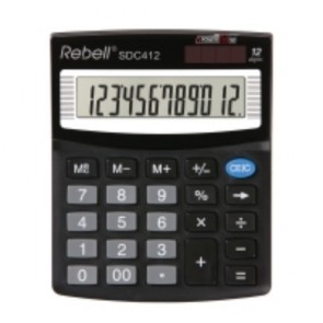 Kalkulator Rebell SDC412 12-Poziomowy Czarny